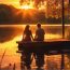 Romantic sunset